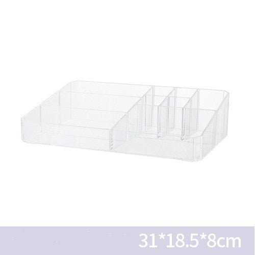Transform Your Space with the Transparent Plastic Makeup Table Finishing Box