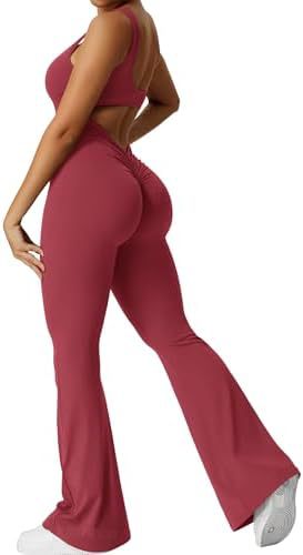 Elevate Your Workout with Our Women Sleeveless Flare Jumpsuits