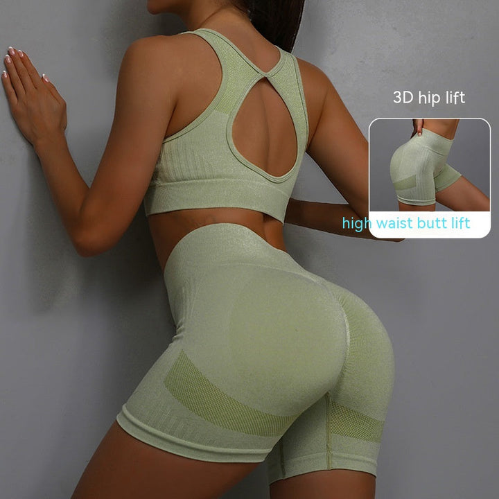 Elevate Your Workout with the 2-Piece Women’s Breathable Yoga Fitness Suit Set