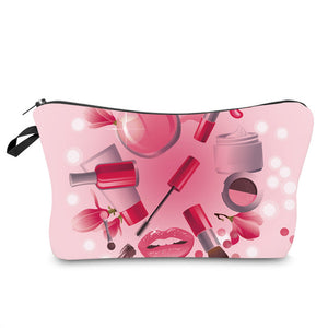 Women's Printed Multipurpose Makeup Organizer Clutch: Your Essential Travel Companion