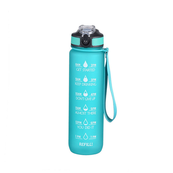 Discover the Gradient Color Large-capacity Plastic Space Sports Straw Water Cup