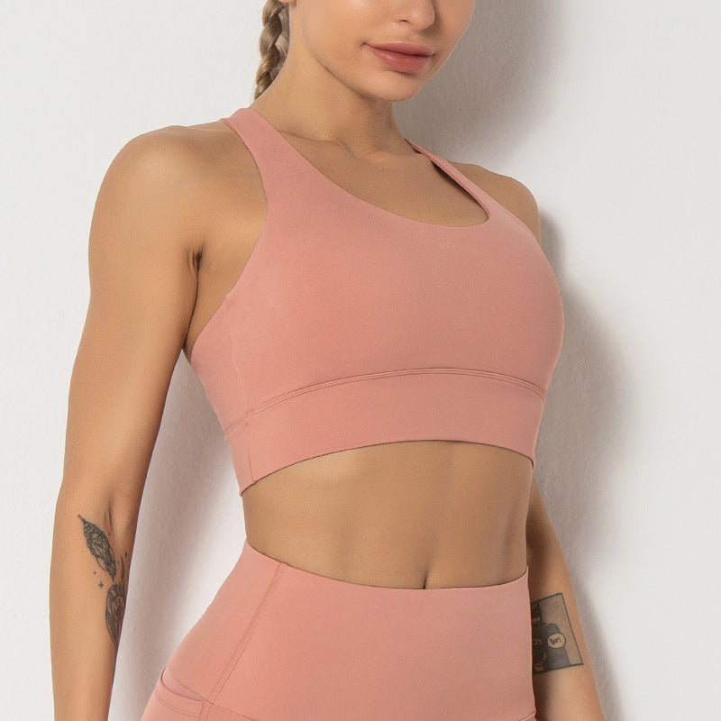 Women Shockproof Running Yoga Fitness Sportswear Set