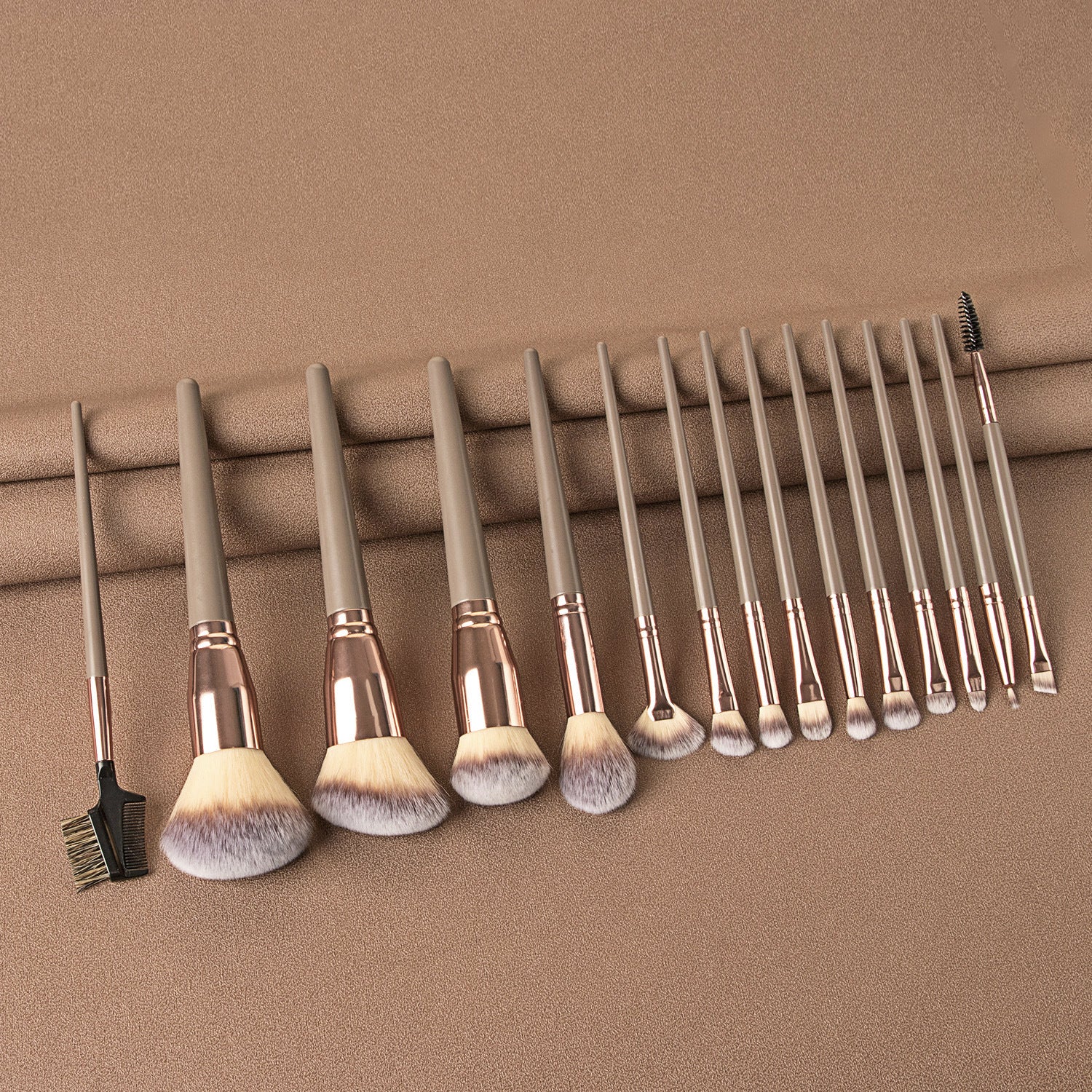 15 Piece Makeup Brush Set Eye Shadow Beauty Tools