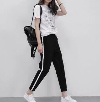 Women Striped Yoga Leggings Gym Running Fitness Tights