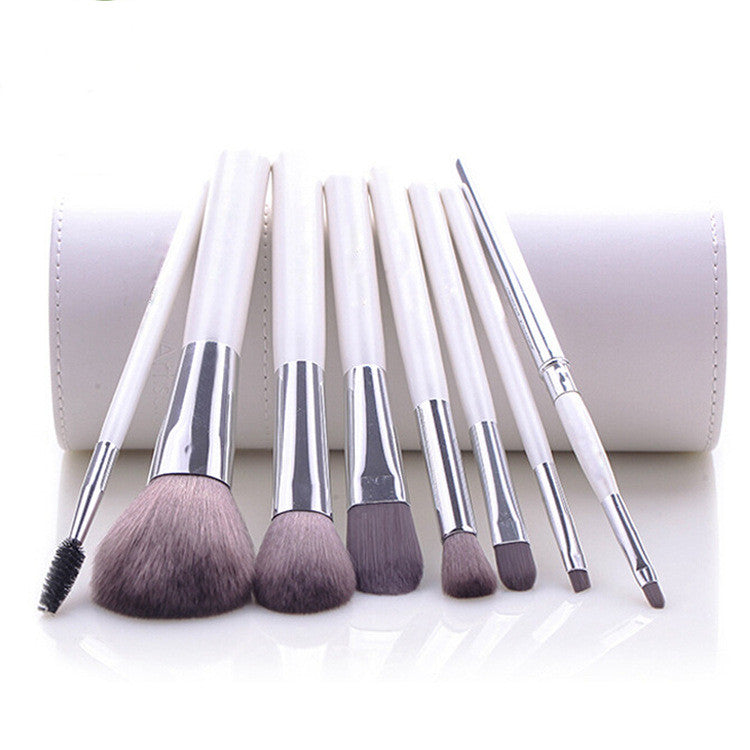 8-Piece Makeup Brush Set Eyeshadow Blush Foundation Tools
