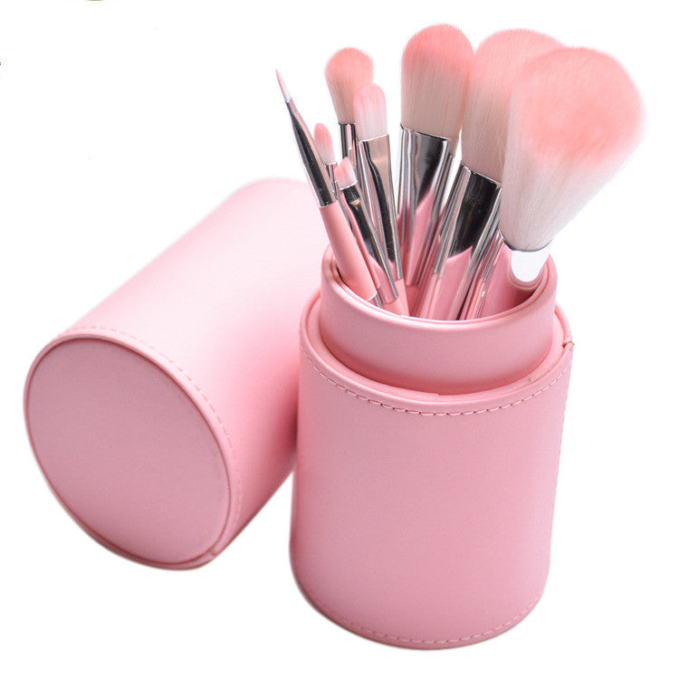 8-Piece Makeup Brush Set Eyeshadow Blush Foundation Tools