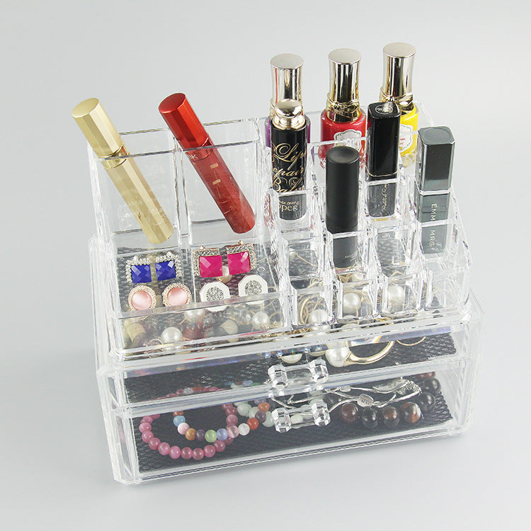 Clear Acrylic Makeup Storage Organizer Cosmetic Case Holder