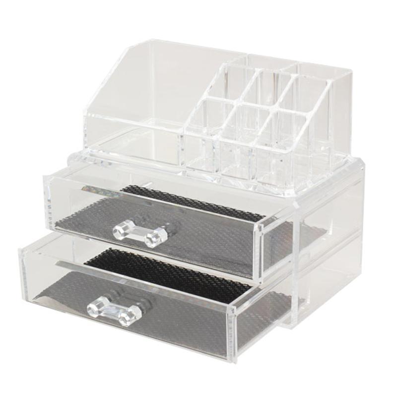 Clear Acrylic Makeup Storage Organizer Cosmetic Case Holder