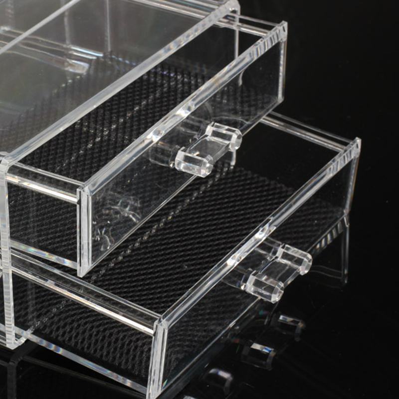 Clear Acrylic Makeup Storage Organizer Cosmetic Case Holder