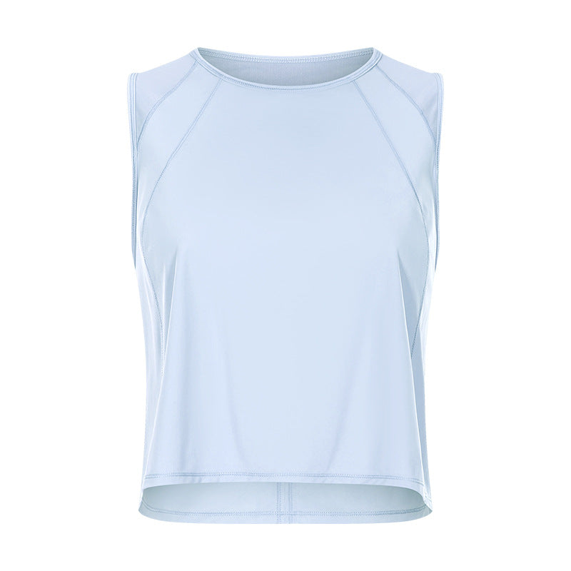 Women Mesh Hollow Back Yoga Fitness Vest Breathable Top