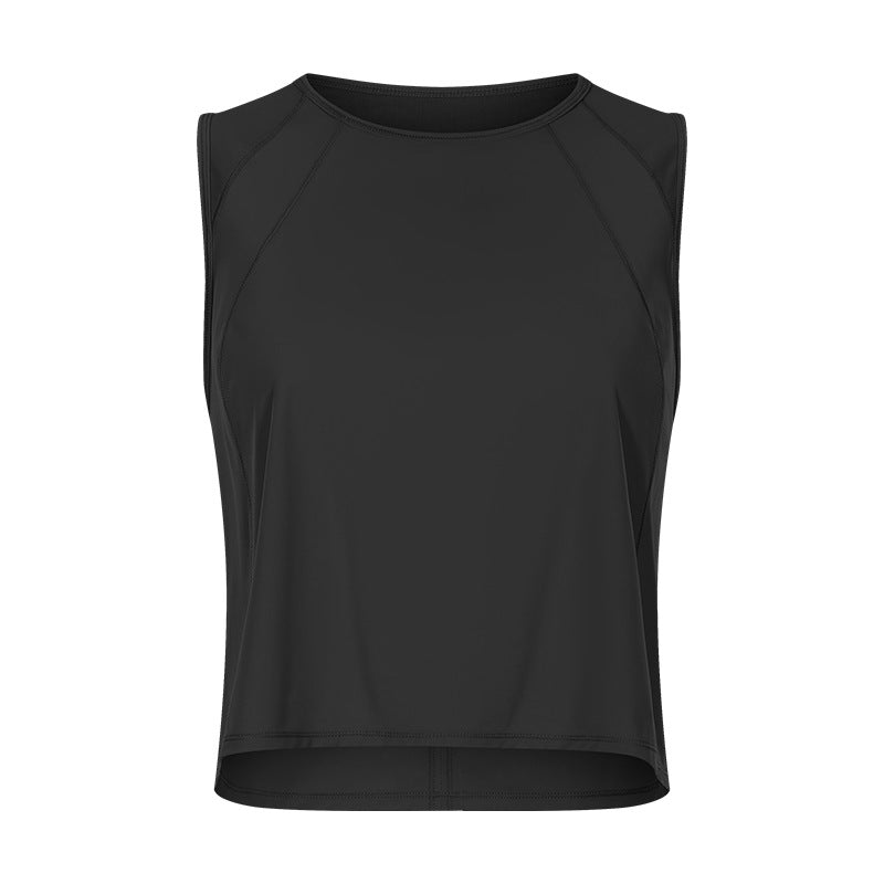 Women Mesh Hollow Back Yoga Fitness Vest Breathable Top