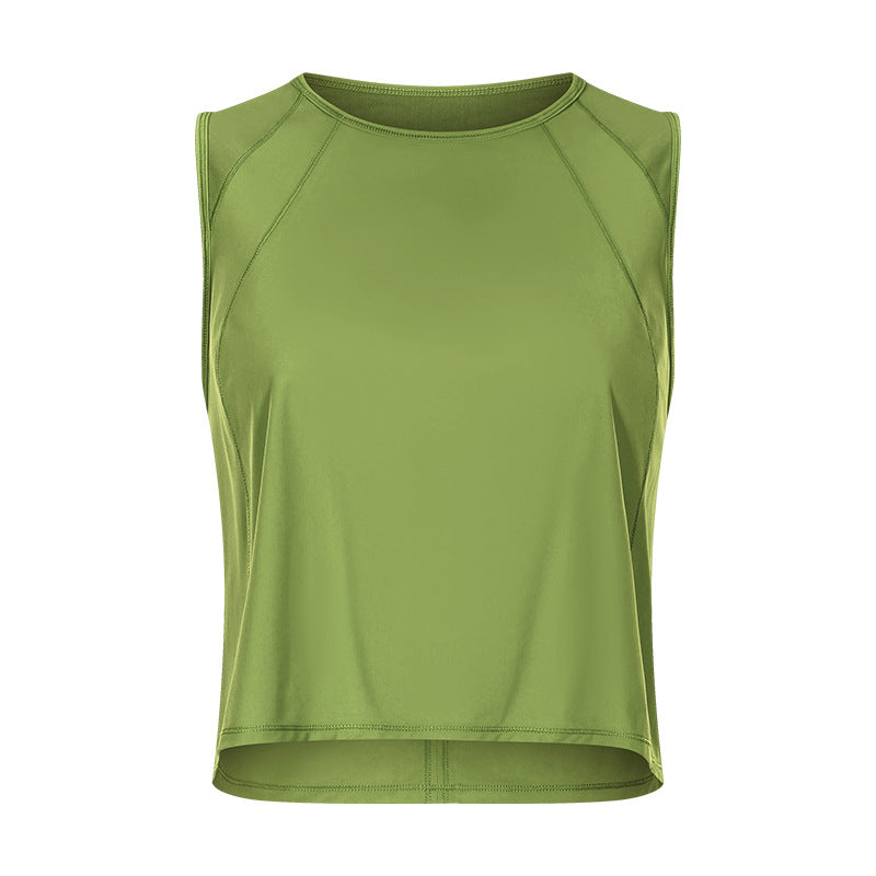 Women Mesh Hollow Back Yoga Fitness Vest Breathable Top