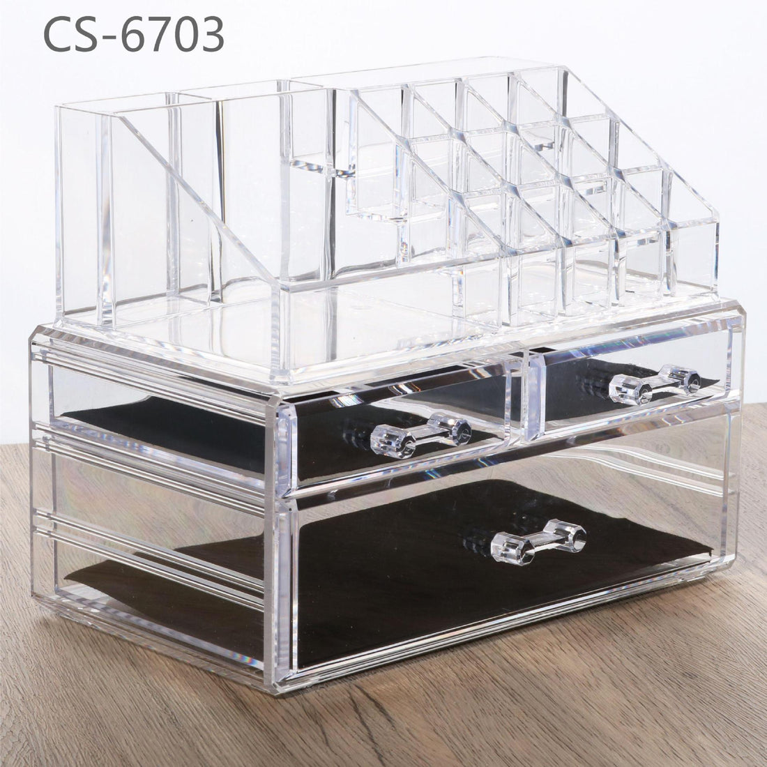 Makeup Brush Storage Drawer Desktop Organizer Dressing Table Storage Box