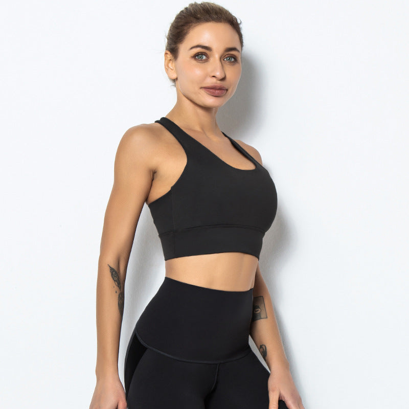 Women Shockproof Running Yoga Fitness Sportswear Set