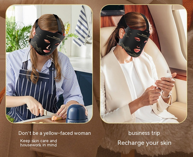 Infrared LED Phototherapy Face Beauty Mask