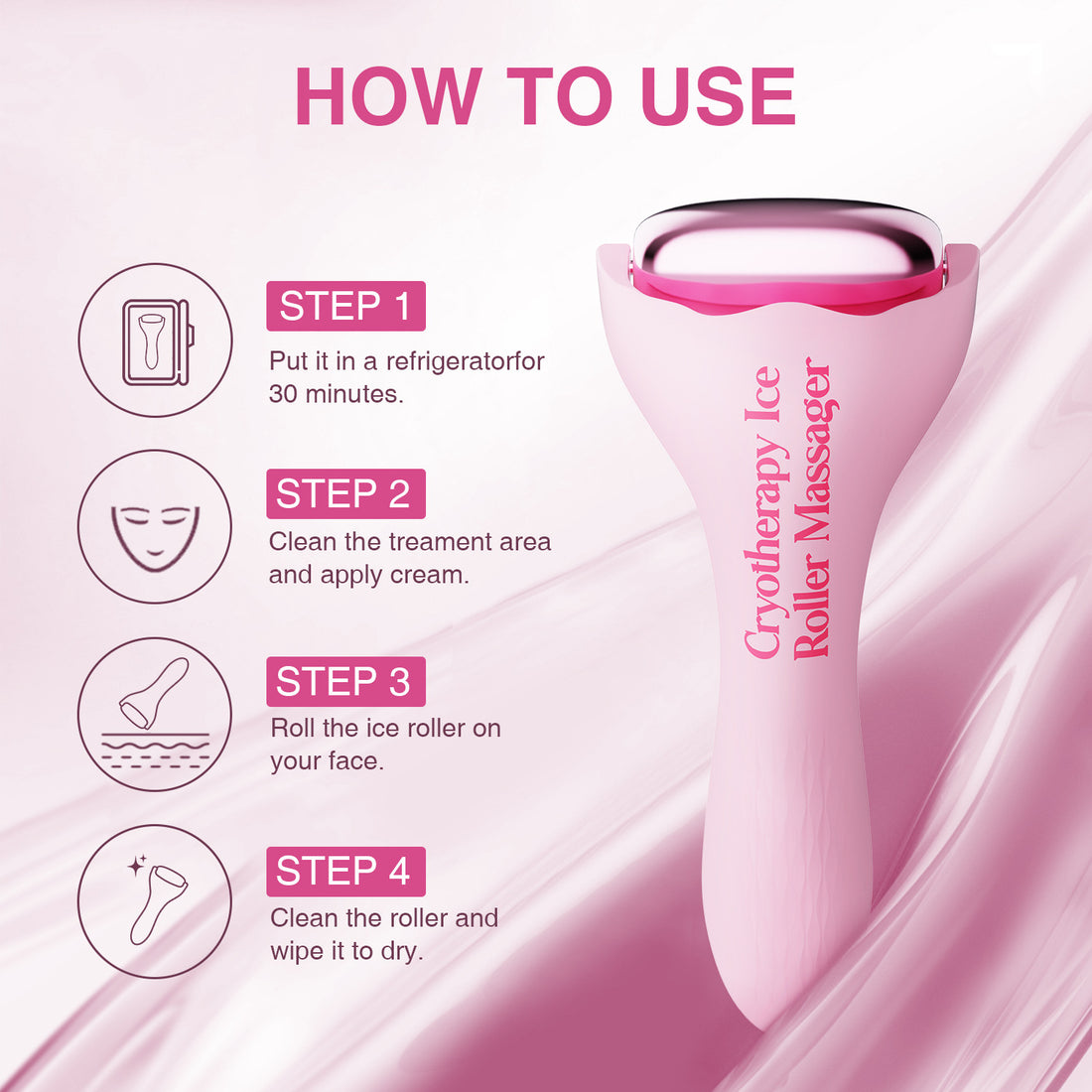 Roller Beauty Instrument Facelift Tools Promote Absorption