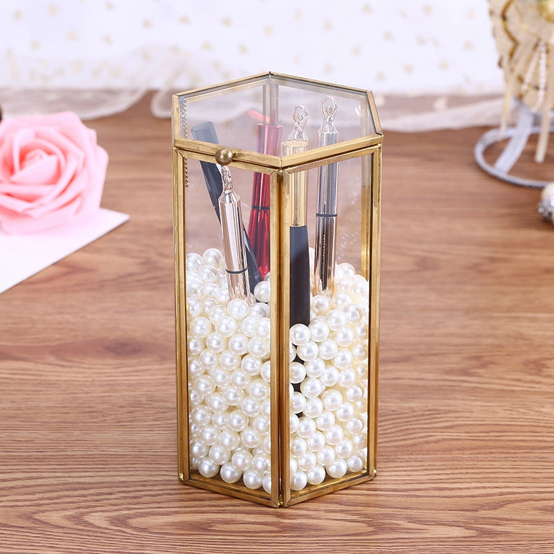 Makeup Brush Storage Box Cosmetic Organizer Container