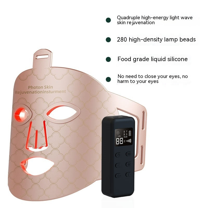 Infrared LED Phototherapy Face Beauty Mask