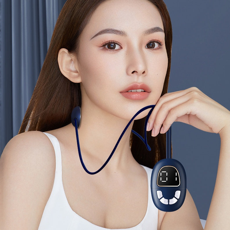 Mini Neck Massager Cervical Spine Pulse Heat Therapy Device