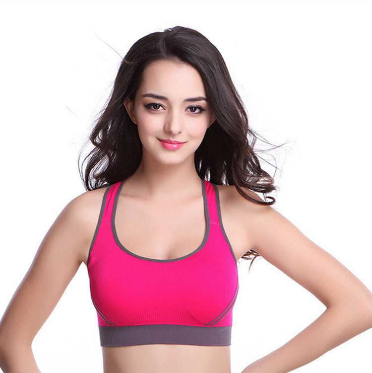 Women Padded Sports Bra Seamless Breathable Yoga Tank Top