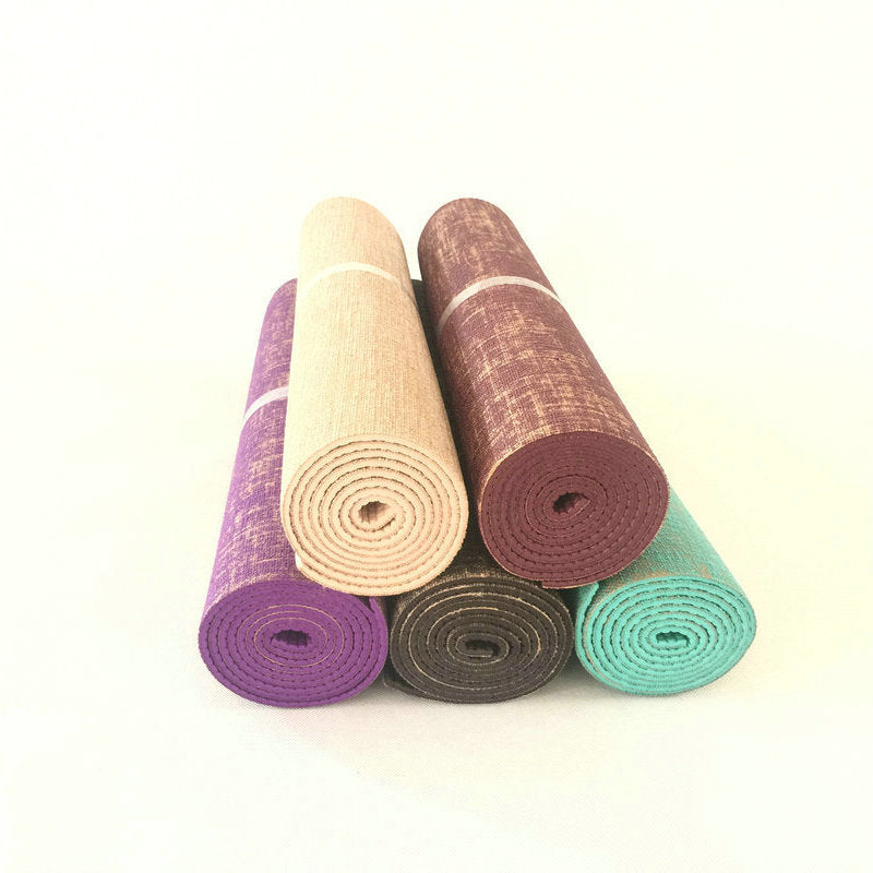 Sackcloth Yoga Mat Fitness Exercise Mat