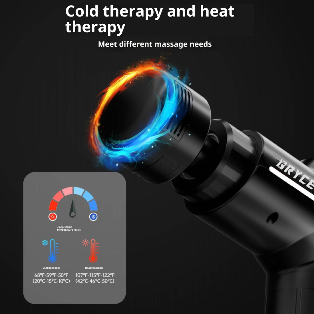 Hot And Cold Massage Gun Brushless High Power Low Noise