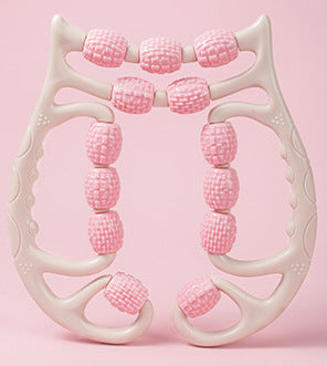 Plastic 3-Wheel Leg Massage Foam Roller