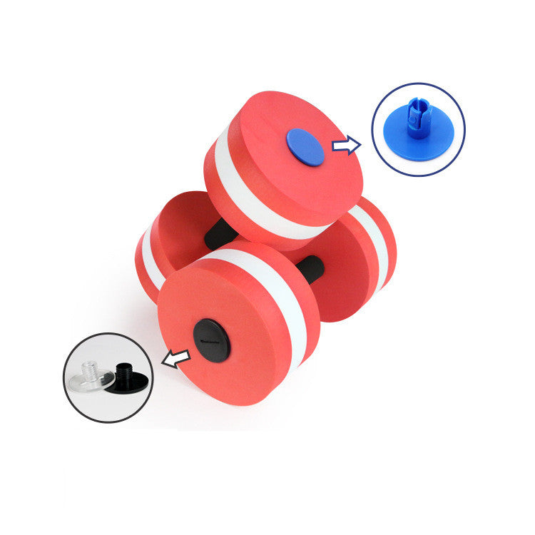 2Pcs EVA Water Aerobics Swimming Dumbbells