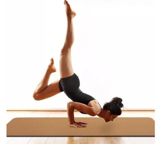 Wooden Non-Slip 5mm Printed Yoga Mat