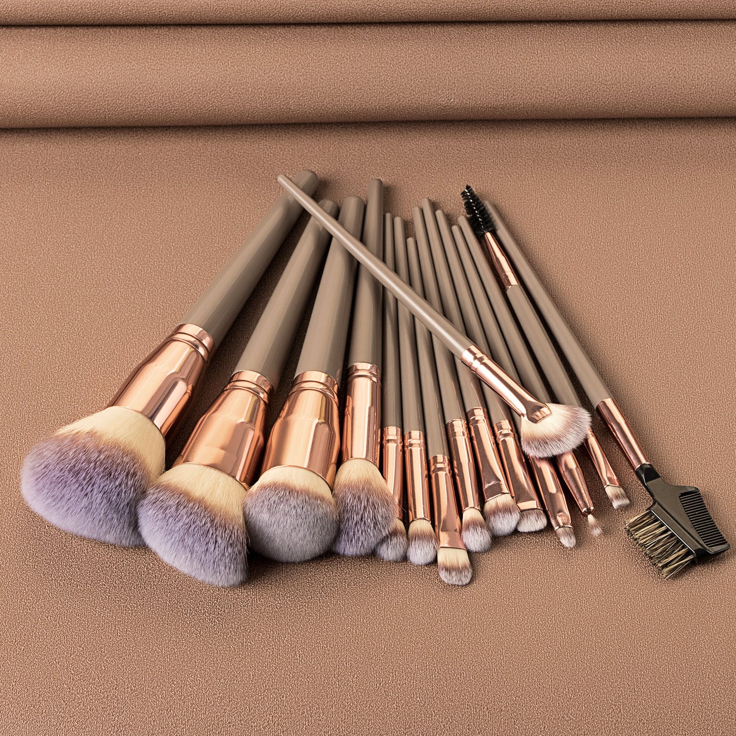 15 Piece Makeup Brush Set Eye Shadow Beauty Tools