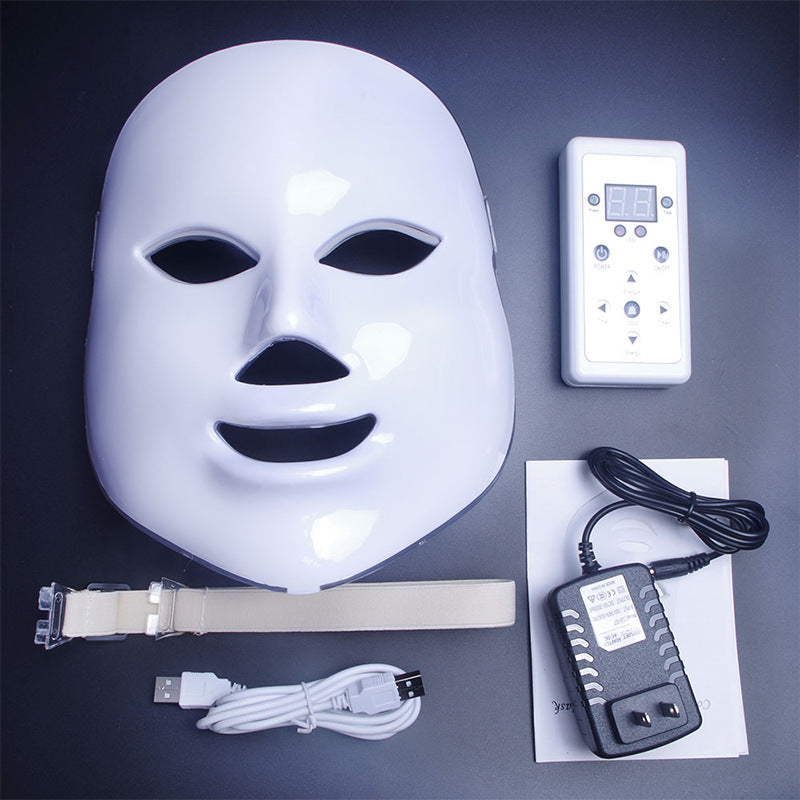 LED Photon Face Beauty Mask Red Blue Light Device