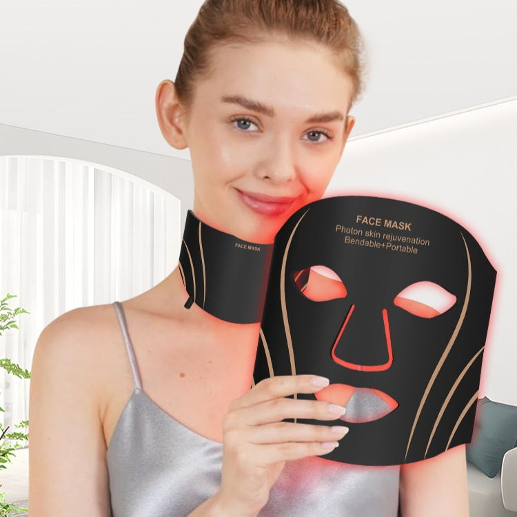 IPL Red Light Silicone Facial LED Beauty Mask Device