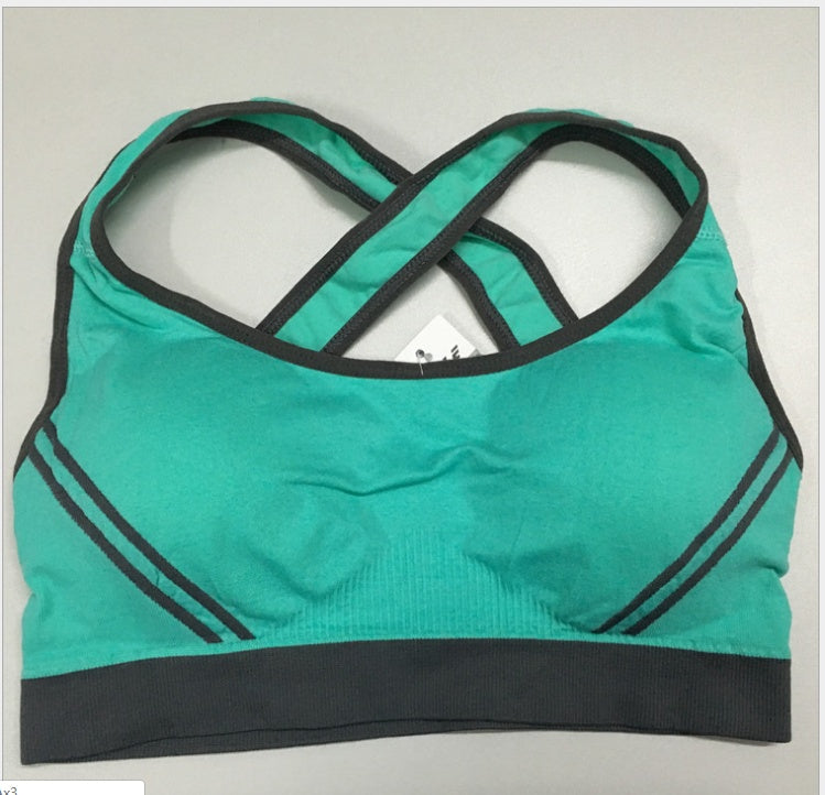 Women Padded Sports Bra Seamless Breathable Yoga Tank Top