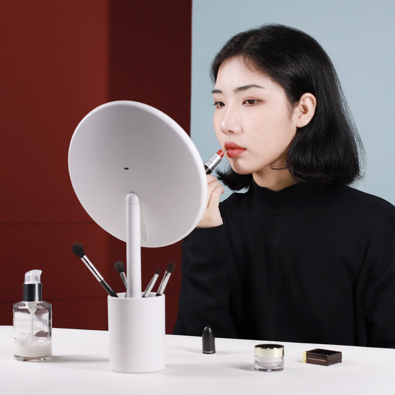 Makeup Mirror Storage Box Cosmetic Organizer Case