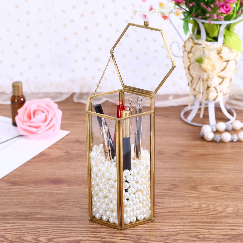Makeup Brush Storage Box Cosmetic Organizer Container