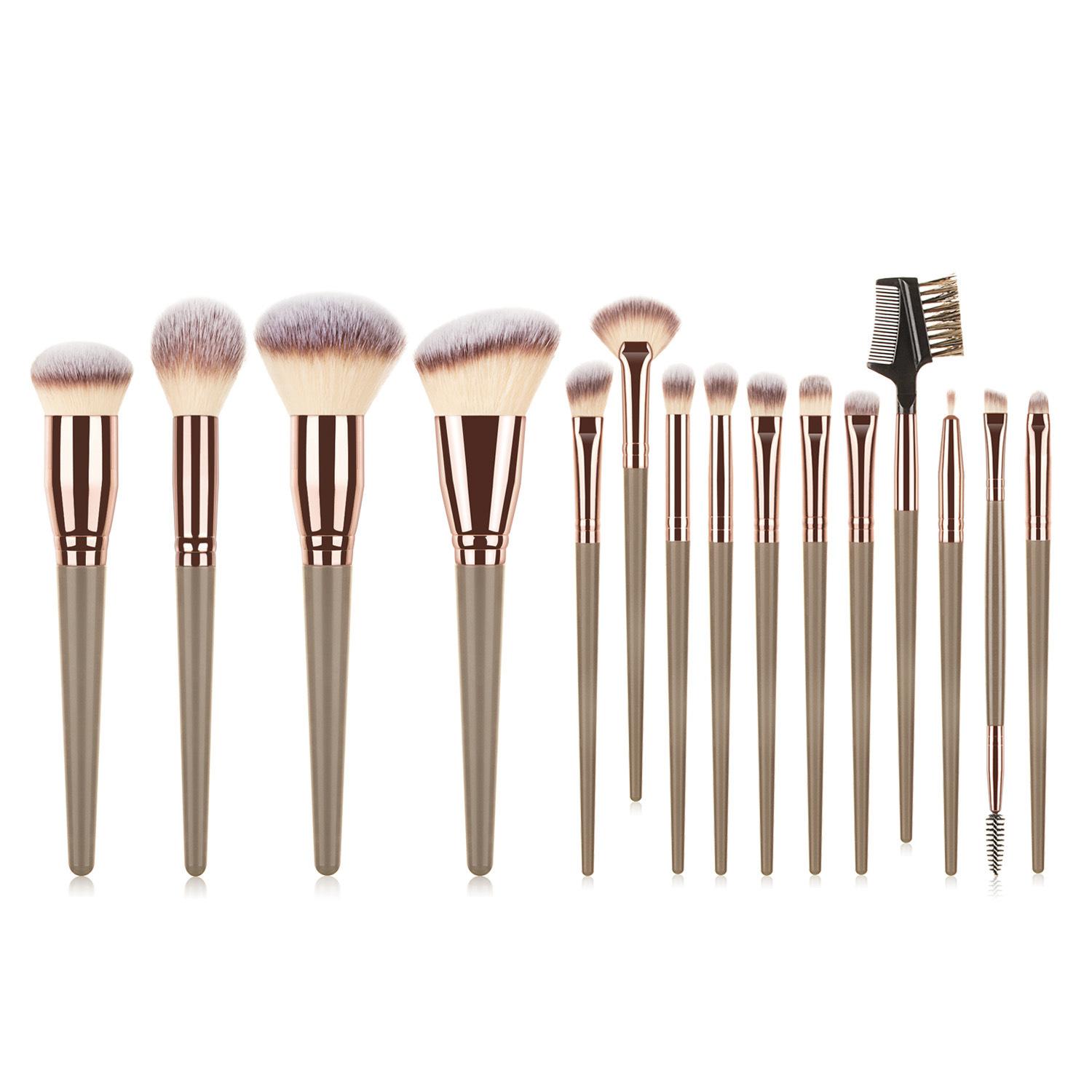 15 Piece Makeup Brush Set Eye Shadow Beauty Tools