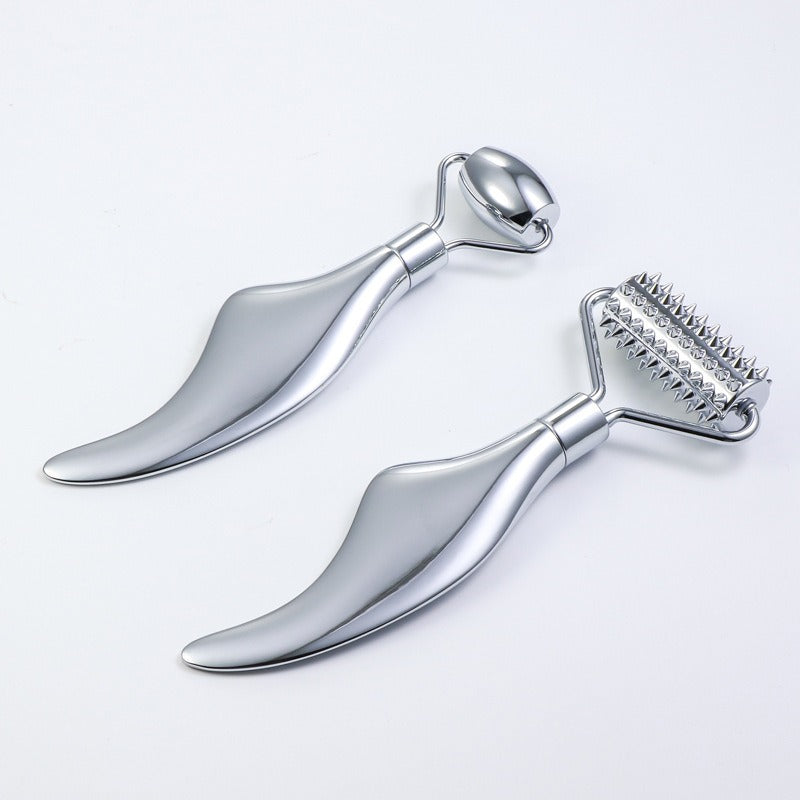 Facial Roller Massager Gua Sha Scraping Beauty Tool