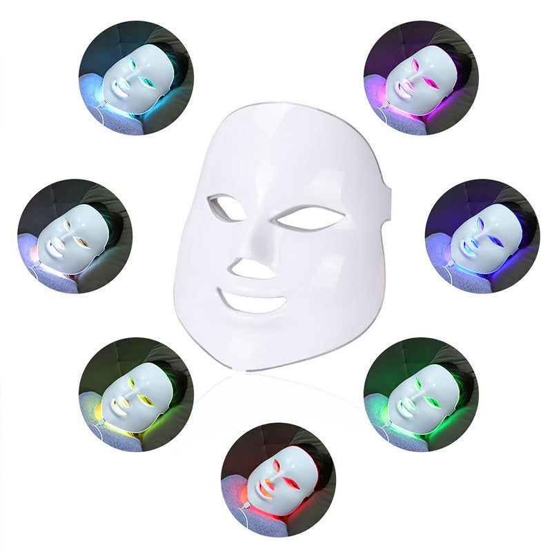 LED Photon Face Beauty Mask Red Blue Light Device