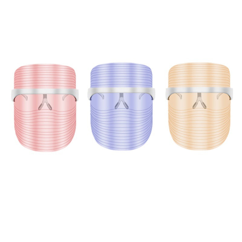 LED 3-Color Facial Beauty Mask Acne Removal Skin Rejuvenation