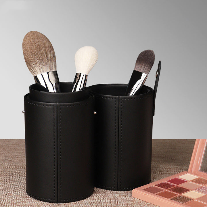 Makeup Storage Box PU Pen Holder Desktop Makeup