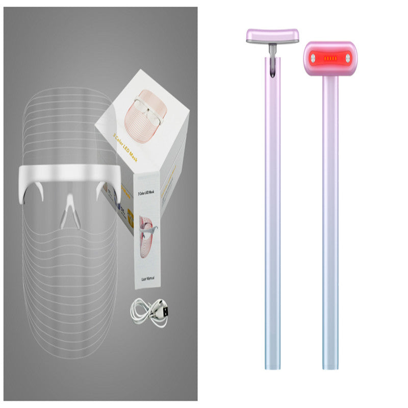 LED 3-Color Facial Beauty Mask Acne Removal Skin Rejuvenation
