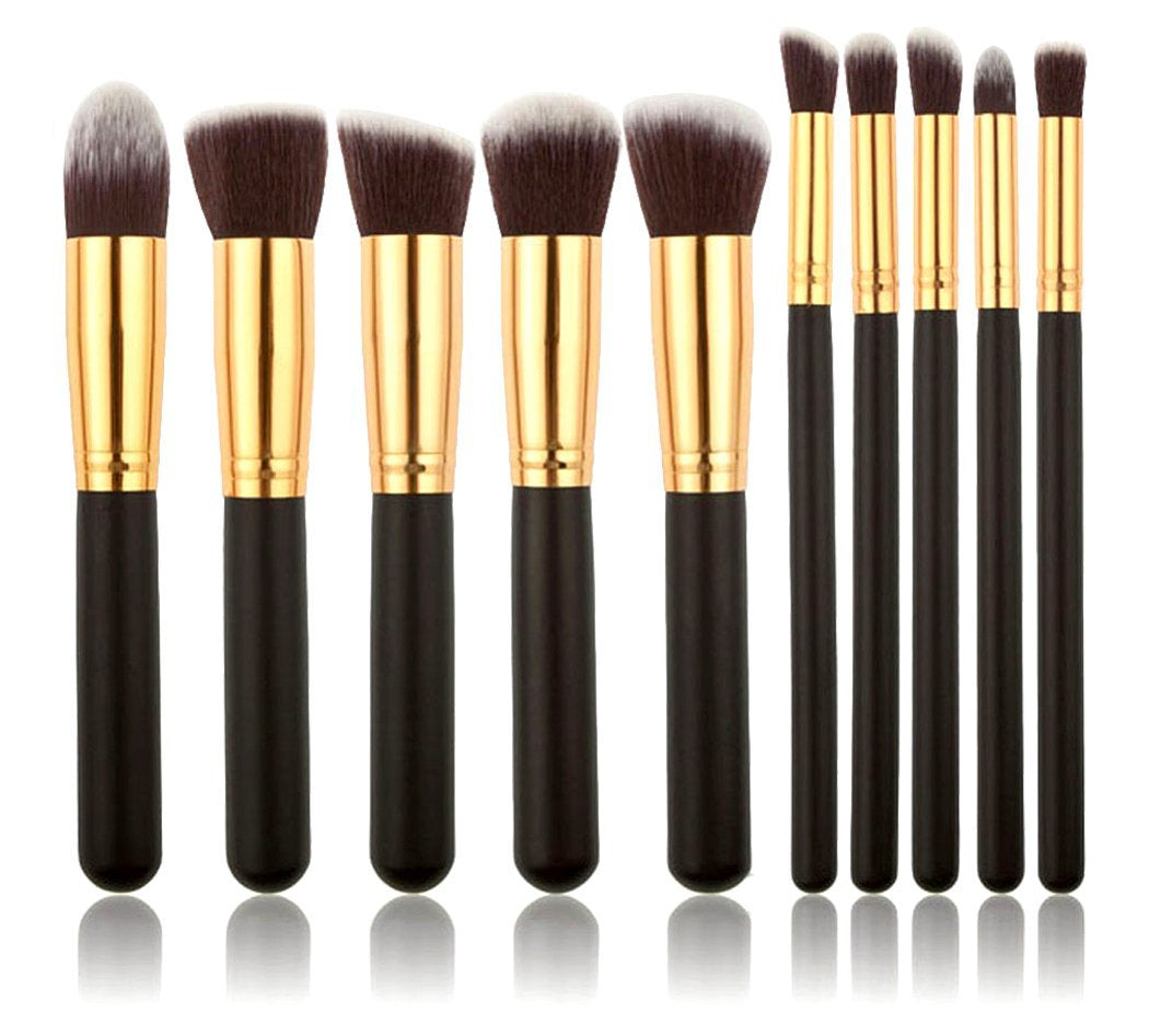 Makeup Brush Suit Portable Models Wooden Handle Beauty Tools