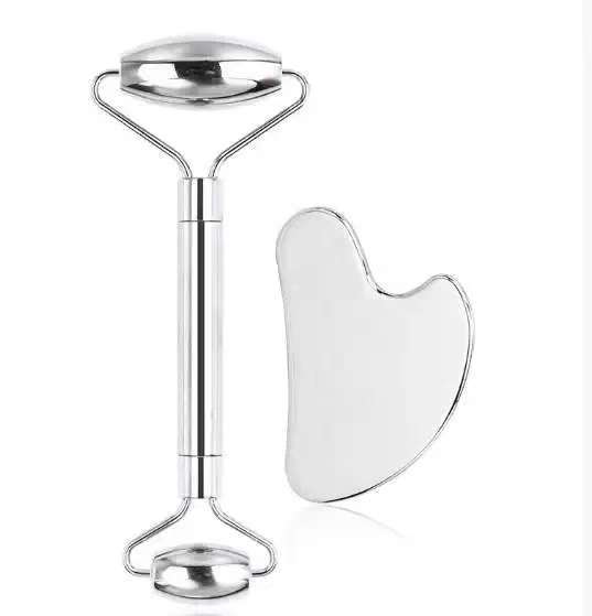 Facial Roller Massager Gua Sha Scraping Beauty Tool