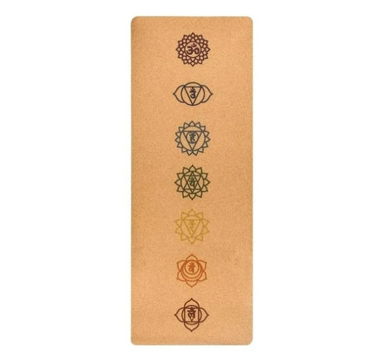 Wooden Non-Slip 5mm Printed Yoga Mat