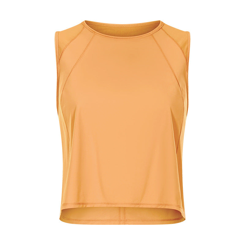 Women Mesh Hollow Back Yoga Fitness Vest Breathable Top